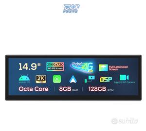 RADIO GPS ANDROID 14 BMW SERIE 5 F07 CIC 15" 8GB+