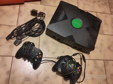 Xbox Classic originale 2001 + 2 controller + cavi