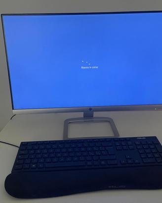 PC ASUS  i3 4GB DDR RAM. CON MONITOR HP 24"