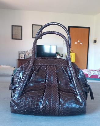 Borsa pitone Giorgio Armani