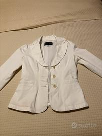 Giacca cotone, bianca, Armani jeans taglia 40