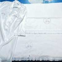 Completo lenzuolo matrimoniale con vestaglia