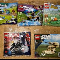 Lotto lego polybag 5 nuove + 3 aperti