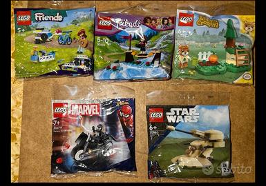 Lotto lego polybag 5 nuove + 3 aperti
