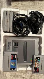 Super Nintendo originale + 5 giochi