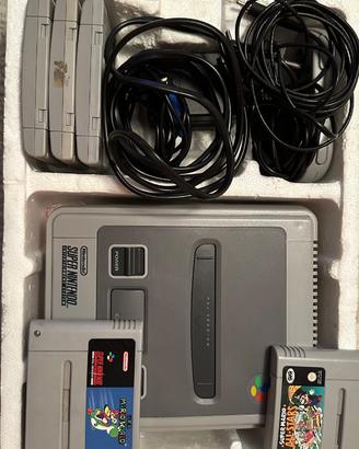 Super Nintendo originale + 5 giochi