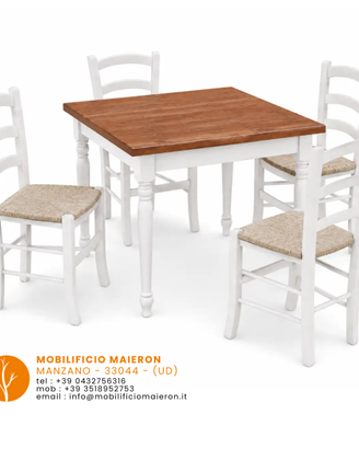 Tavolo Sedie per Ristoranti Bar Pizzerie Cod102