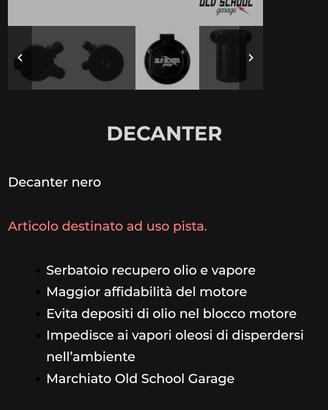 Decante il vapore dell'olio old school garage 