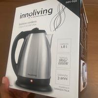 Bollitore elettrico 1,8L in acciaio da innoliving