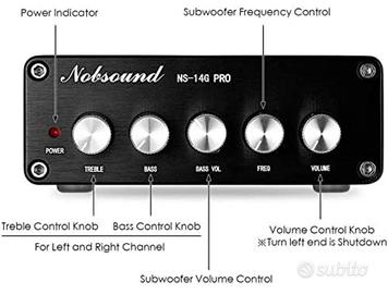 Amplificatore Nobsound NS-14G PRO Bluetooth 5.0