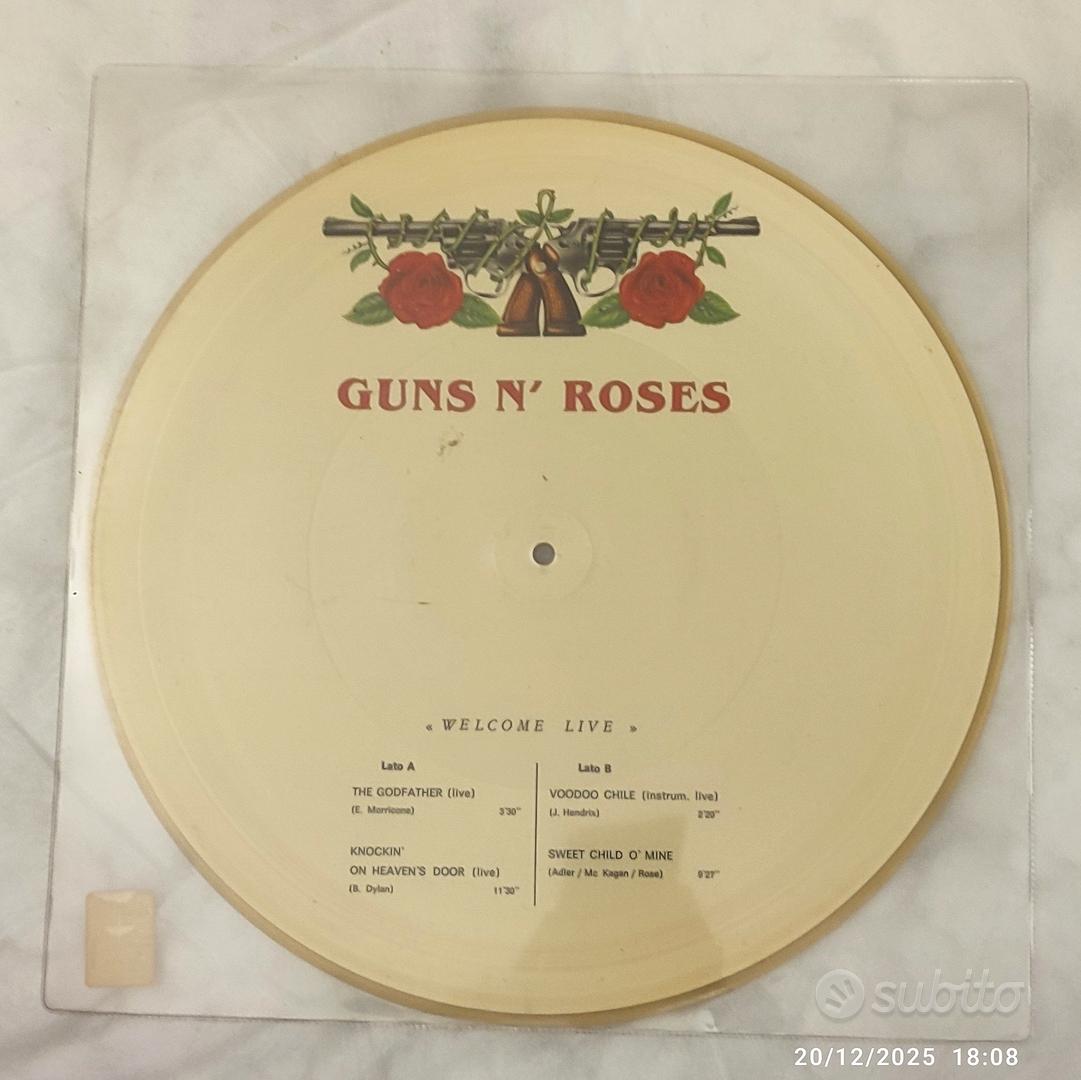 GUNS N' ROSES WELCOME LIVE LP PICTURE DISC - Musica e Film In vendita a ...