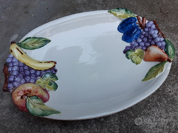 Piatto decorato frutti SCONTATISSIMO