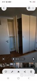 cabina armadio angolare chiusa 