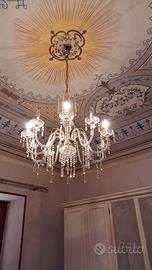 Lampadario in cristallo 