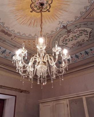 Lampadario in cristallo 