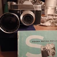 Fotocamera KODAK RETINA REFLEX S con 50 e 135mm