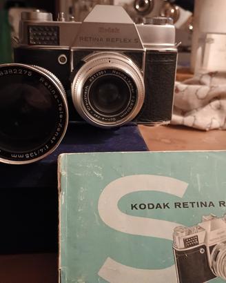 Fotocamera KODAK RETINA REFLEX S con 50 e 135mm