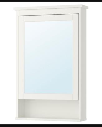 Mobile bagno bianco con specchio