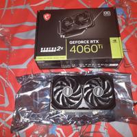MSI GEFORCE RTX 4060 TI VENTUS 2X BLACK 8GB OC