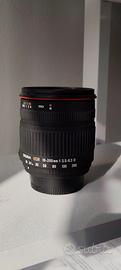 Sigma 18 200 mm DC f3.5-6.3 attacco Nikon