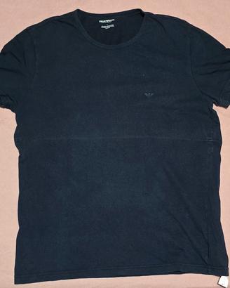 T-shirt Emporio Armani uomo blu notte 100% cotone
