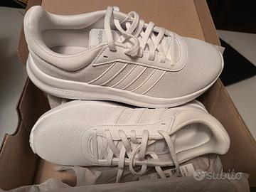 scarpe Adidas lite racer 4.0 cloud white. tg 38