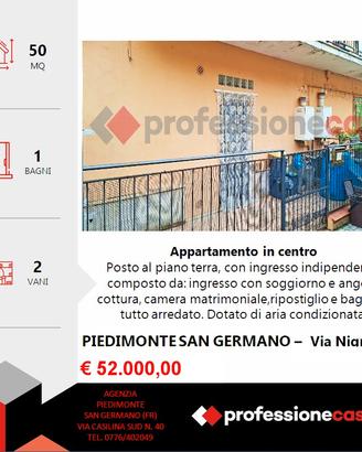 Appartamento piano terra in centro