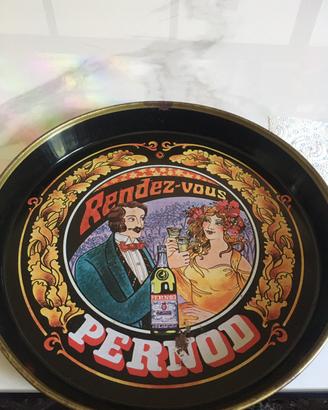 Vassoio Pernod anni 70