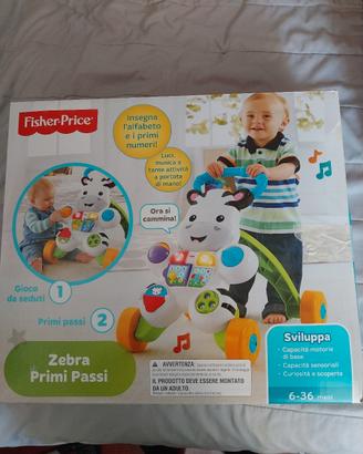 zebra primi passi fisher price