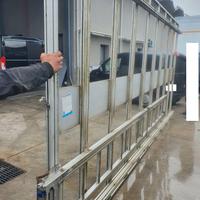 PORTAPACCHI PROFESSIONALE ALLUMINIO CON SCALA