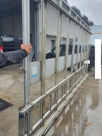 PORTAPACCHI PROFESSIONALE ALLUMINIO CON SCALA