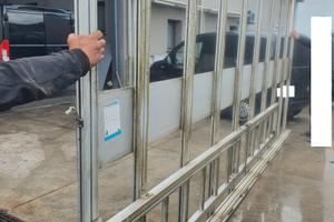 PORTAPACCHI PROFESSIONALE ALLUMINIO CON SCALA