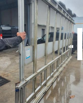 PORTAPACCHI PROFESSIONALE ALLUMINIO CON SCALA