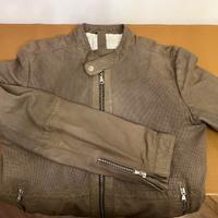 Conbipel Giacca di Pelle tg S/46 beige traforata