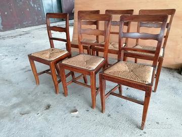 Sedie antiche legno
