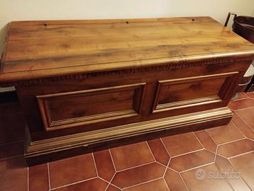 Cassapanca vintage in legno vintage