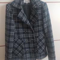 cappotto nero bianco