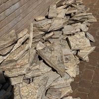 Lastre pietra bianca per giardino