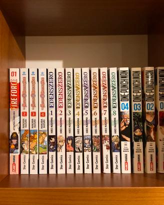 Manga Vari: Fire Force, Edens Zero, One punch Man
