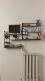 Set 2 mensole da muro di design 