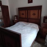 Camera da letto antica restaurata.