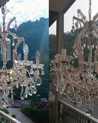 2 lampadari vintage stile Maria Teresa