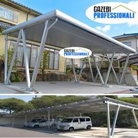 Pensilina fotovoltaica carport auto gazebo solare