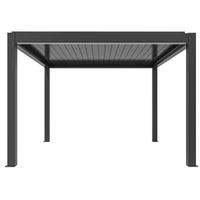 Pergola DELUXE PRO+ 3x3m Tetto Motorizzato con Led