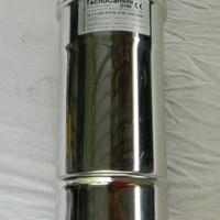 Tubo prolunga 24 cm canna fumaria inox 100 mm