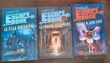 Lotto 3 Libri Escape Book (Leonardo Lupo)