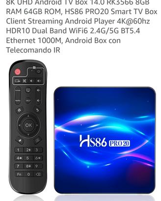 Android TV box 8 GB RAM, 64 GB ROM