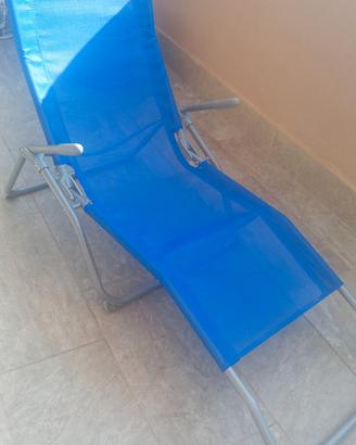 sedia sdraio basculante