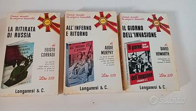 Tre libri di guerra anni '60