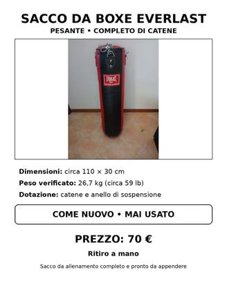 Sacco Box EVERLAST